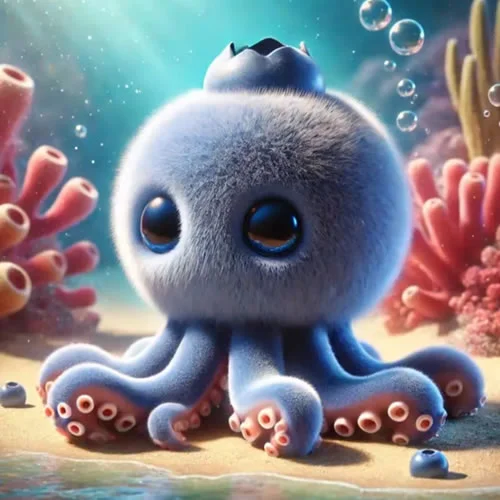 Blueberrinni Octopussini - Blueberry octopus