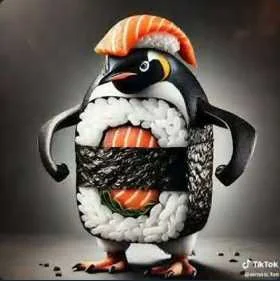 Sigma Boy - Sigma male penguin sushi character
